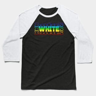 White Lotus - Rainbow Fade Baseball T-Shirt